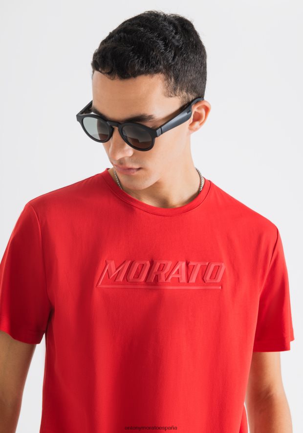 Camiseta antony morato roja on sale